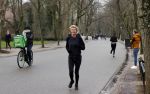 Amsterdam 5 februari 2021
Patricia Snel joggend in het vondelpark