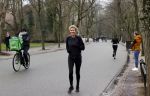 Amsterdam 5 februari 2021
Patricia Snel joggend in het vondelpark