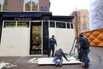 Amsterdam 27 januari 2021
Alle winkels in de pc hooftstraat zijn af getimmerd met hout ivm de verwachtte rellen en plunderingen.