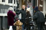 Amsterdam 6 januari 2021
Raoul Heertje met zijn vrouw en dochter in Amsterdam zuid