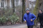 Amsterdam 6 februyari 2021
Theo Sijtzema  ( Oud Big Brother bewoner) joggend in het vondelpark