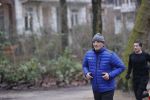 Amsterdam 6 februyari 2021
Theo Sijtzema  ( Oud Big Brother bewoner) joggend in het vondelpark