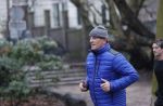 Amsterdam 6 februyari 2021
Theo Sijtzema  ( Oud Big Brother bewoner) joggend in het vondelpark