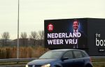 Schiphol A4 15 januari 2021
Abri Forum voor democratie met foto van Thierry Baudet