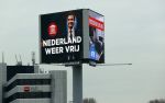 Schiphol A4 15 januari 2021
Abri Forum voor democratie met foto van Thierry Baudet