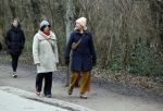 Amsterdam 16 februari 2021
Diverse BN ers in het vondelpark tijdens Corona. Tjitske Reidinga met een vriendin