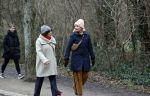 Amsterdam 16 februari 2021
Diverse BN ers in het vondelpark tijdens Corona. Tjitske Reidinga met een vriendin
