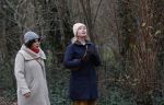 Amsterdam 16 februari 2021
Diverse BN ers in het vondelpark tijdens Corona. Tjitske Reidinga met een vriendin