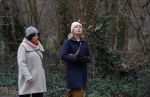 Amsterdam 16 februari 2021
Diverse BN ers in het vondelpark tijdens Corona. Tjitske Reidinga met een vriendin