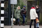 Amsterdam 11 januari 2021
Yvon Jaspers en haar hond met Marc Marie Huijbregts in het vondelpark.
