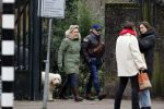 Amsterdam 11 januari 2021
Yvon Jaspers en haar hond met Marc Marie Huijbregts in het vondelpark.