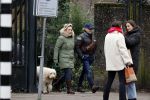Amsterdam 11 januari 2021
Yvon Jaspers en haar hond met Marc Marie Huijbregts in het vondelpark.