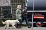 Amsterdam 11 januari 2021
Yvon Jaspers en haar hond met Marc Marie Huijbregts in het vondelpark.