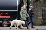 Amsterdam 11 januari 2021
Yvon Jaspers en haar hond met Marc Marie Huijbregts in het vondelpark.