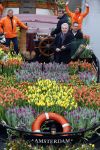 Amsterdam 15 januari 2021
Andre v Duin doopt zijn tulp in de westertoren en gaat daarna op een grote boot tulpen uitdelen op de grachten van Amsterdam.