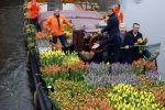 Amsterdam 15 januari 2021
Andre v Duin doopt zijn tulp in de westertoren en gaat daarna op een grote boot tulpen uitdelen op de grachten van Amsterdam.