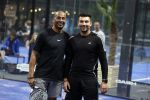 Amsterdam 12 februari 2022
Opening Plaza Padel in Amsterdam west . Aanwezig oa Ronald de Boer Jan Joost v Gangelen Kenneth Perez John v Lottum en Aron Winter. Aron kwam met zijn zoon