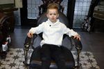 Arnhem 14 januari 2022
Ben Saunders met zijn vrouw en kinderen in zijn Tattooshop .