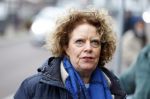 Amsterdam 19 januari 2022
Cabaretiers Bert Visscher en Jochem Myer tijdens de landelijke protestactie Kapsalon Theater in de Kleine Komedie. De cultuursector komt in actie tegen de coronamaatregelen. Tientallen theaters in heel Nederland  zijn omgebouwd tot een kapsalon. Brigitte Kaandorp