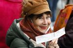 Amsterdam 19 januari 2022
Cabaretiers Bert Visscher en Jochem Myer tijdens de landelijke protestactie Kapsalon Theater in de Kleine Komedie. De cultuursector komt in actie tegen de coronamaatregelen. Tientallen theaters in heel Nederland  zijn omgebouwd tot een kapsalon. Caroline v d Bergh