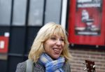 Amsterdam 19 januari 2022
Cabaretiers Bert Visscher en Jochem Myer tijdens de landelijke protestactie Kapsalon Theater in de Kleine Komedie. De cultuursector komt in actie tegen de coronamaatregelen. Tientallen theaters in heel Nederland  zijn omgebouwd tot een kapsalon. Claudia de Breij