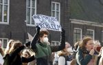 Amsterdam 5 februari 2022
Demonstratie studenten tegen het beleid van Mark Rutte . De demonstratie is in het centrum van Amsterdam.