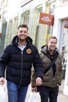 Amsterdam 2 februari 2022
Chahid Charrak ( Dutch performante) met zijn compagnon Eelco Kalsbeek op de pc hooftstraat