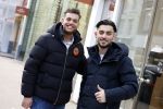 Amsterdam 2 februari 2022
Chahid Charrak ( Dutch performante) met zijn compagnon Eelco Kalsbeek op de pc hooftstraat