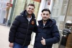 Amsterdam 2 februari 2022
Chahid Charrak ( Dutch performante) met zijn compagnon Eelco Kalsbeek op de pc hooftstraat