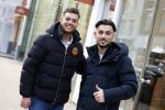 Amsterdam 2 februari 2022
Chahid Charrak ( Dutch performante) met zijn compagnon Eelco Kalsbeek op de pc hooftstraat