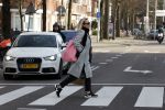 Amsterdam 12 februari 2022
Eva Jinek doet boodschappen in Amsterdam zuid.