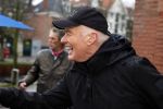 Den Haag 4 februari 2022
Rob en Ferdi Bolland worden geeerd met een plakaat op de muur van een huis met een tekst van 1 van hun liedjes daarop. Het hangt in de straat waar Rob Bolland woont.