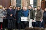 Schagen 11 januari 2022
Begrafenis / dienst van Janny Joling de moeder van Gerard Joling in het centrum van Schagen.