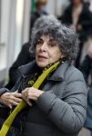 Amsterdam 19 januari 2022
Cabaretiers Bert Visscher en Jochem Myer tijdens de landelijke protestactie Kapsalon Theater in de Kleine Komedie. De cultuursector komt in actie tegen de coronamaatregelen. Tientallen theaters in heel Nederland  zijn omgebouwd tot een kapsalon. Hanneke Groenteman