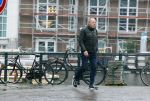 Amsterdam 19 januari 2022
Harry Piekema op straat in het centrum van Amsterdam.