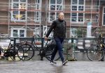 Amsterdam 19 januari 2022
Harry Piekema op straat in het centrum van Amsterdam.