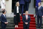 Den haag 10 januari 2022
Balkonscene nieuwe kabinet op paleis Noordeinde.
Koning Willem Alexander Mark Rutte Wopke Hoekstra Hugo de Jonge Kasja ollongren Liesje Schreinemacher Franc Weerwind Dilan Yesilgoz Hanke Bruins Robbert Dijkgraaf Dennis Wiersma Mark Harbers Micky Adriaansens Rob Jetten Henk Staghouwer Christianne v d Wal Karien v Gennip Carola Schouten Ernst Kuipers en Conny Helder .