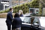 Amsterdam 16 februari 2022
Koningin Maxima arriveert bij het ABN AMRO bank kantoor op de zuidas voor bijeenkomst inclusive banking.