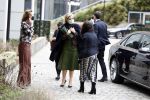 Amsterdam 16 februari 2022
Koningin Maxima arriveert bij het ABN AMRO bank kantoor op de zuidas voor bijeenkomst inclusive banking.