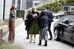 Amsterdam 16 februari 2022
Koningin Maxima arriveert bij het ABN AMRO bank kantoor op de zuidas voor bijeenkomst inclusive banking.