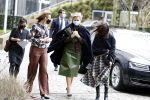Amsterdam 16 februari 2022
Koningin Maxima arriveert bij het ABN AMRO bank kantoor op de zuidas voor bijeenkomst inclusive banking.