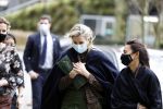 Amsterdam 16 februari 2022
Koningin Maxima arriveert bij het ABN AMRO bank kantoor op de zuidas voor bijeenkomst inclusive banking.