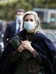 Amsterdam 16 februari 2022
Koningin Maxima arriveert bij het ABN AMRO bank kantoor op de zuidas voor bijeenkomst inclusive banking.
