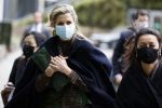 Amsterdam 16 februari 2022
Koningin Maxima arriveert bij het ABN AMRO bank kantoor op de zuidas voor bijeenkomst inclusive banking.