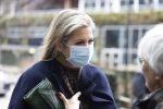 Amsterdam 16 februari 2022
Koningin Maxima arriveert bij het ABN AMRO bank kantoor op de zuidas voor bijeenkomst inclusive banking.