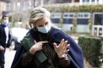 Amsterdam 16 februari 2022
Koningin Maxima arriveert bij het ABN AMRO bank kantoor op de zuidas voor bijeenkomst inclusive banking.
