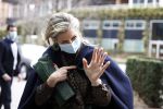 Amsterdam 16 februari 2022
Koningin Maxima arriveert bij het ABN AMRO bank kantoor op de zuidas voor bijeenkomst inclusive banking.