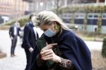 Amsterdam 16 februari 2022
Koningin Maxima arriveert bij het ABN AMRO bank kantoor op de zuidas voor bijeenkomst inclusive banking.