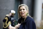 Amsterdam 16 februari 2022
Koningin Maxima arriveert bij het ABN AMRO bank kantoor op de zuidas voor bijeenkomst inclusive banking.