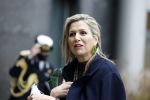 Amsterdam 16 februari 2022
Koningin Maxima arriveert bij het ABN AMRO bank kantoor op de zuidas voor bijeenkomst inclusive banking.